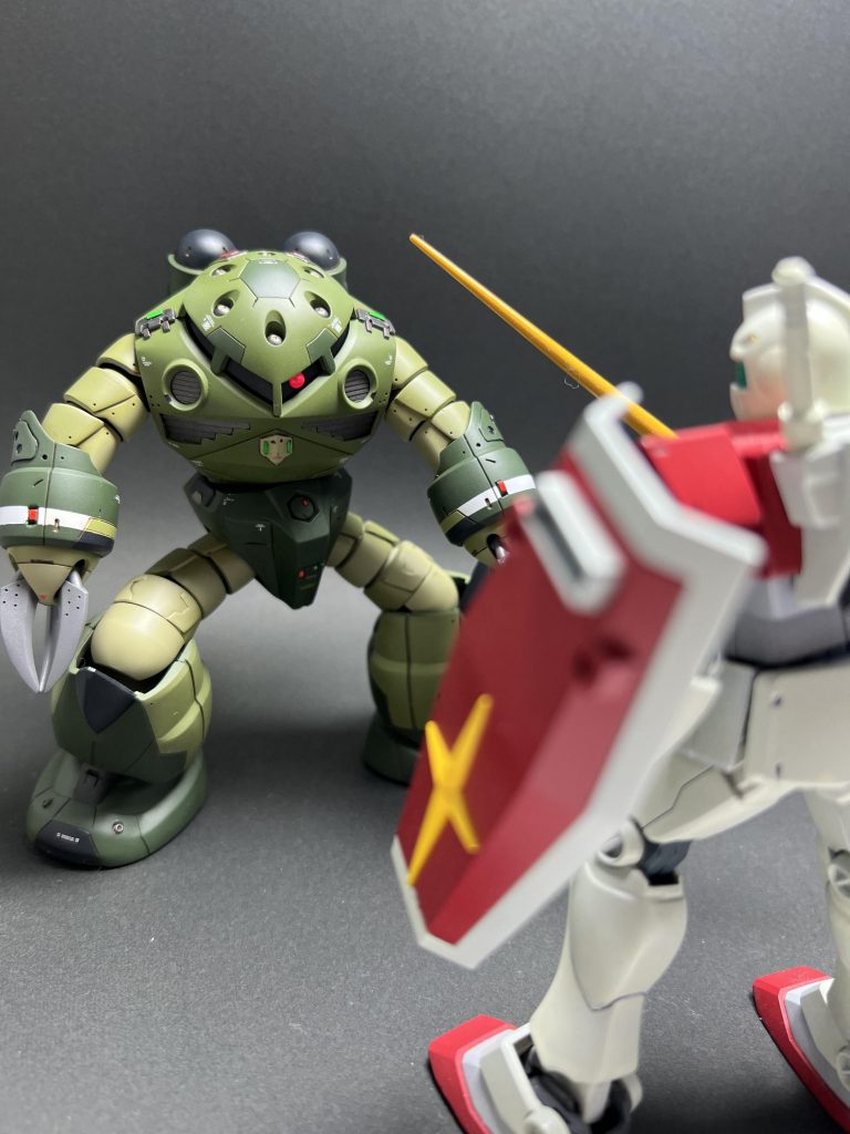 色々、撮影してみました。ズゴック好きなので悩みます