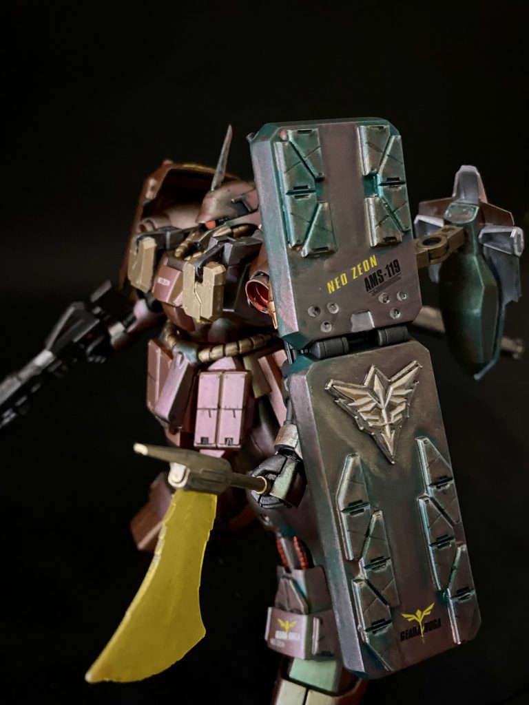 渋い機体になりました。