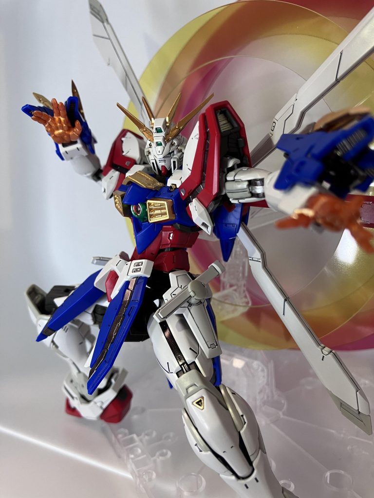 ゴッドはカブくポーズがよく似合いますね