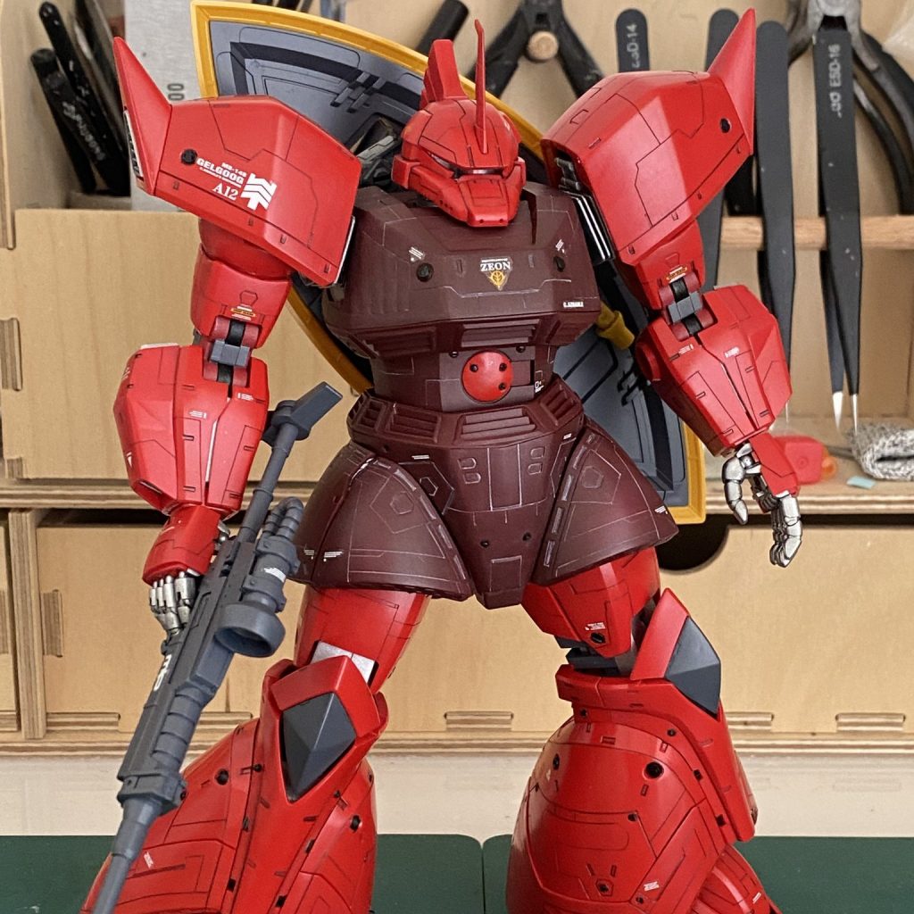 MGシャア専用ゲルググ｜k.uさんのガンプラ作品｜GUNSTA（ガンスタ）