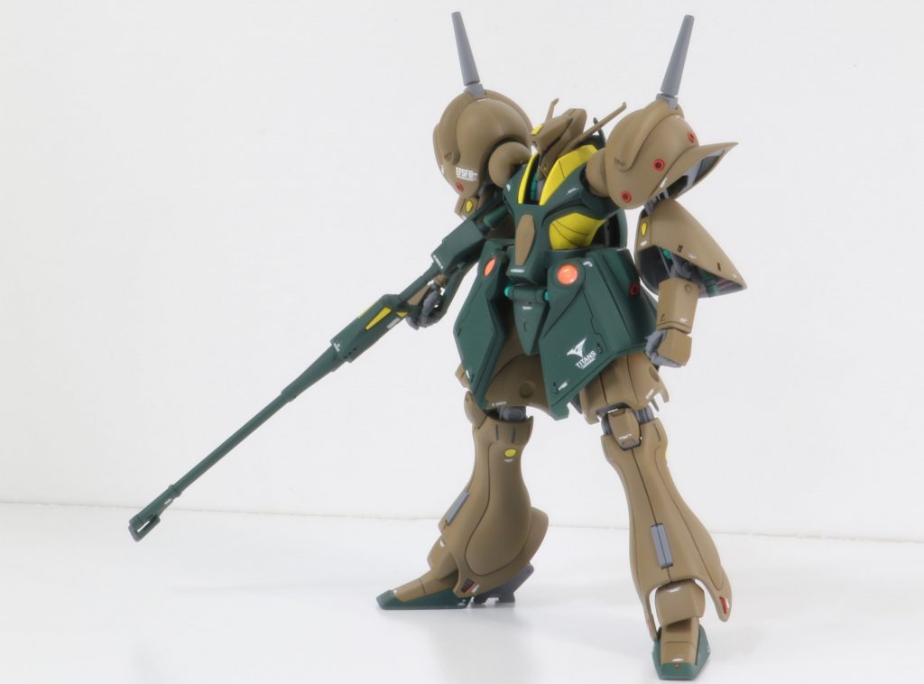 フェダーインライフル装備　口にあたる部分は削り見ました。