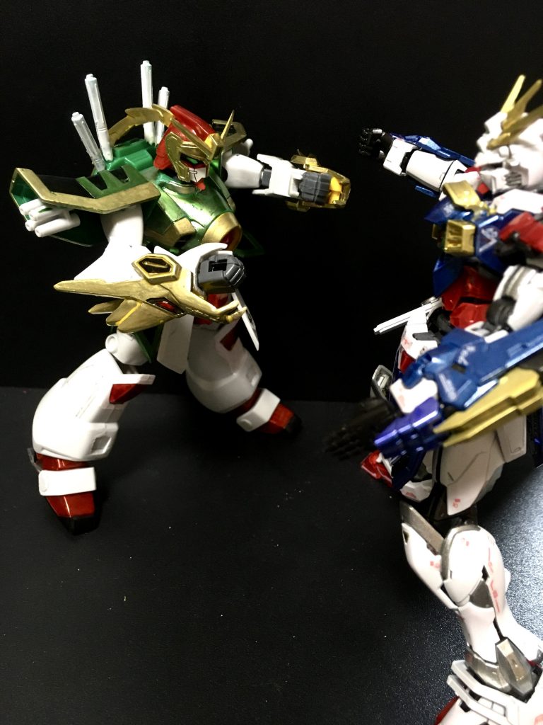 小競り合いからの・・新流星胡蝶拳！！と、ばぁくれつ！ゴッドフィンガー！！