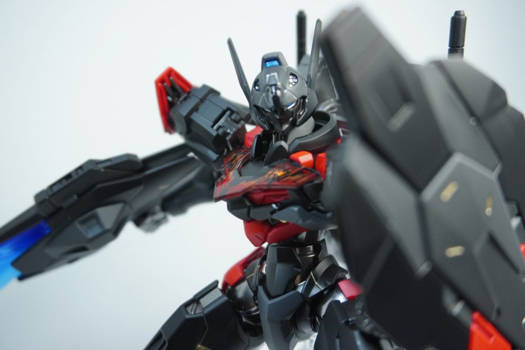 パッケージアート風!ビームサーベルはいつも通り蛍光カラーで塗っているのでブラックライトで発光します!