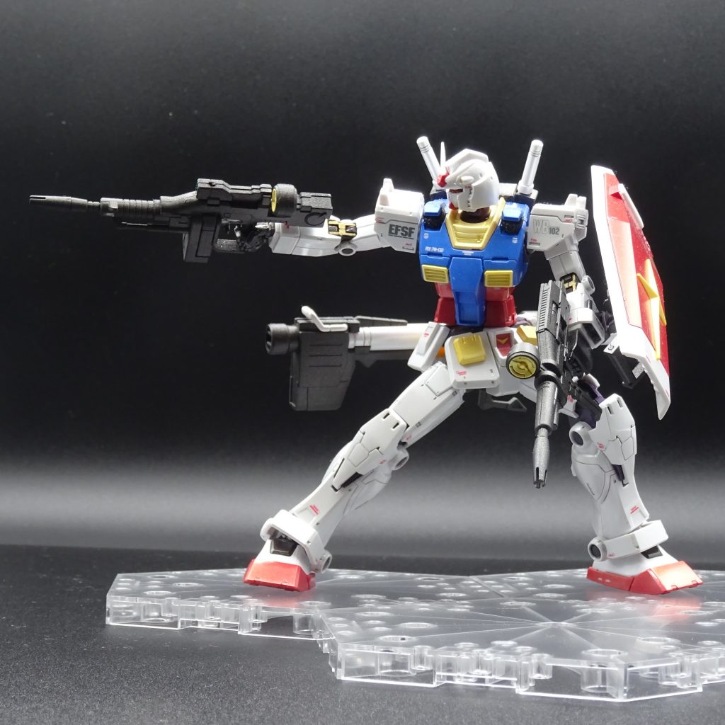 RX-78-02 ガンダム(GUNDAM THE ORIGIN版)パール塗装–3枚目/制作者：ダイアモンドじいさん