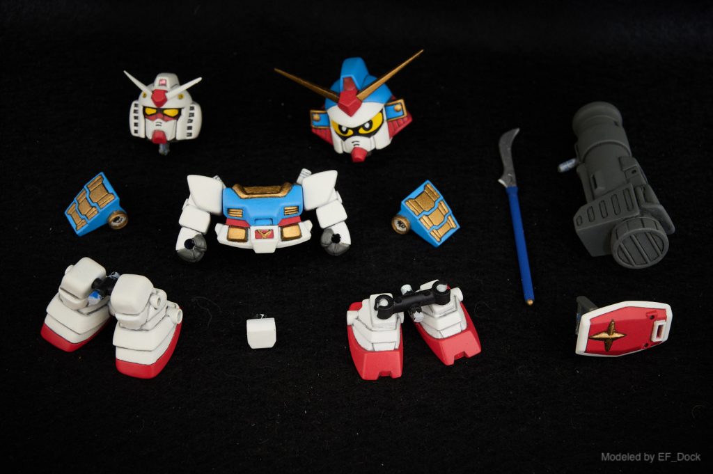 BB戦士ガンダマン/武者影ガンダム (BB SENSHI GUNDAMAN / MUSHAKAGE GUNDAM)–4枚目/制作者：EF_Dock