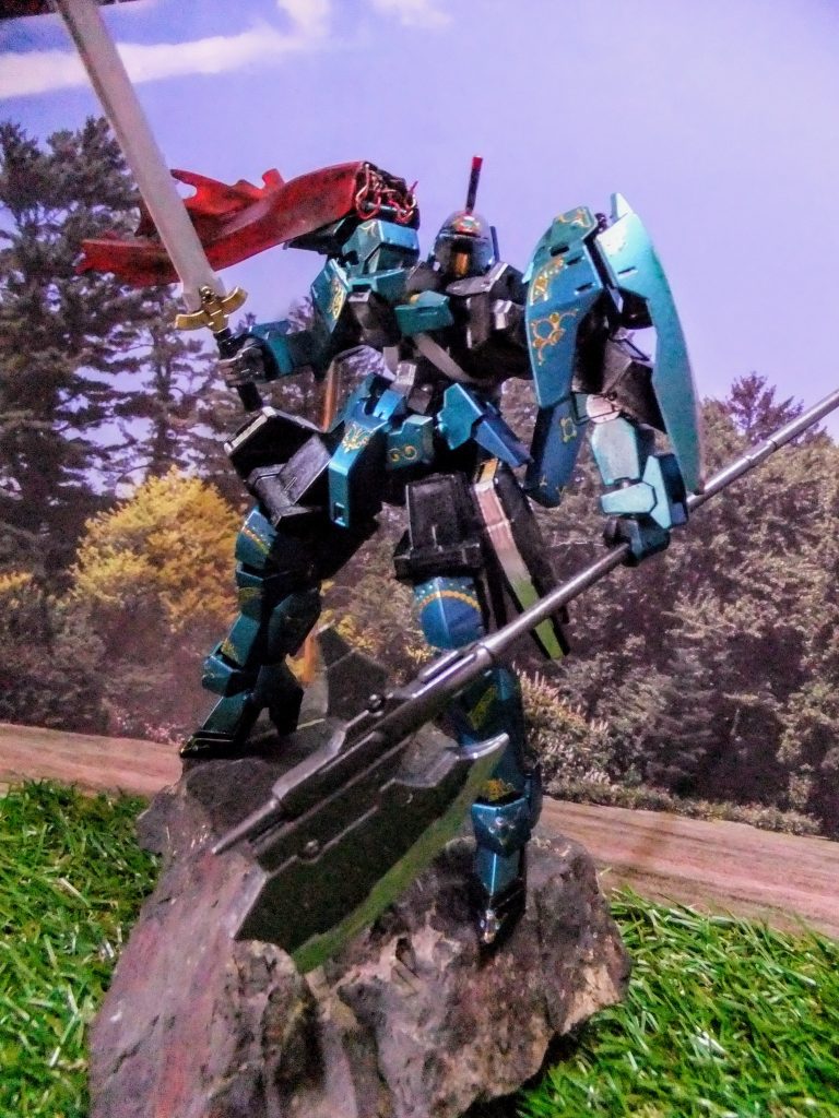 カルダ・イシュー御一行?様お披露目です。股関節パーツ折ったのですが?反響の大きさにカルダボディで組み上げ上げました。破損箇所はそのままでボディ塗装もホワイトサフ状態なのはご了承下さい。画像は新規4枚追加しましたので宜しくお願いします。–6枚目/制作者:gtarou