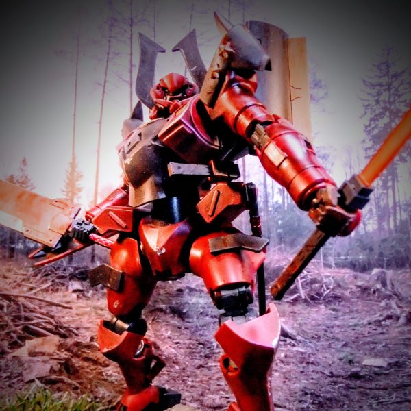 ガンダム愛？ミスター・ブシドー専用アヘッド・サキガケ　お披露目です(笑)