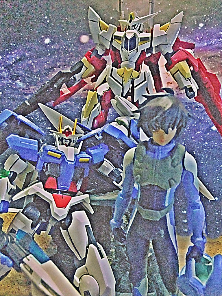 ガンダムＯＯ＆リボーンズガンダムお披露目です（笑）