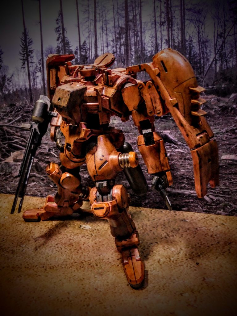 ティエレンタオツー（タオツーは桃子と描きます(笑)）！ピンク機体をウェザリング仕上げでお披露目です(笑)–4枚目/制作者：gtarou