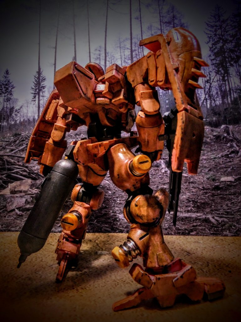 ティエレンタオツー（タオツーは桃子と描きます(笑)）！ピンク機体をウェザリング仕上げでお披露目です(笑)–3枚目/制作者：gtarou