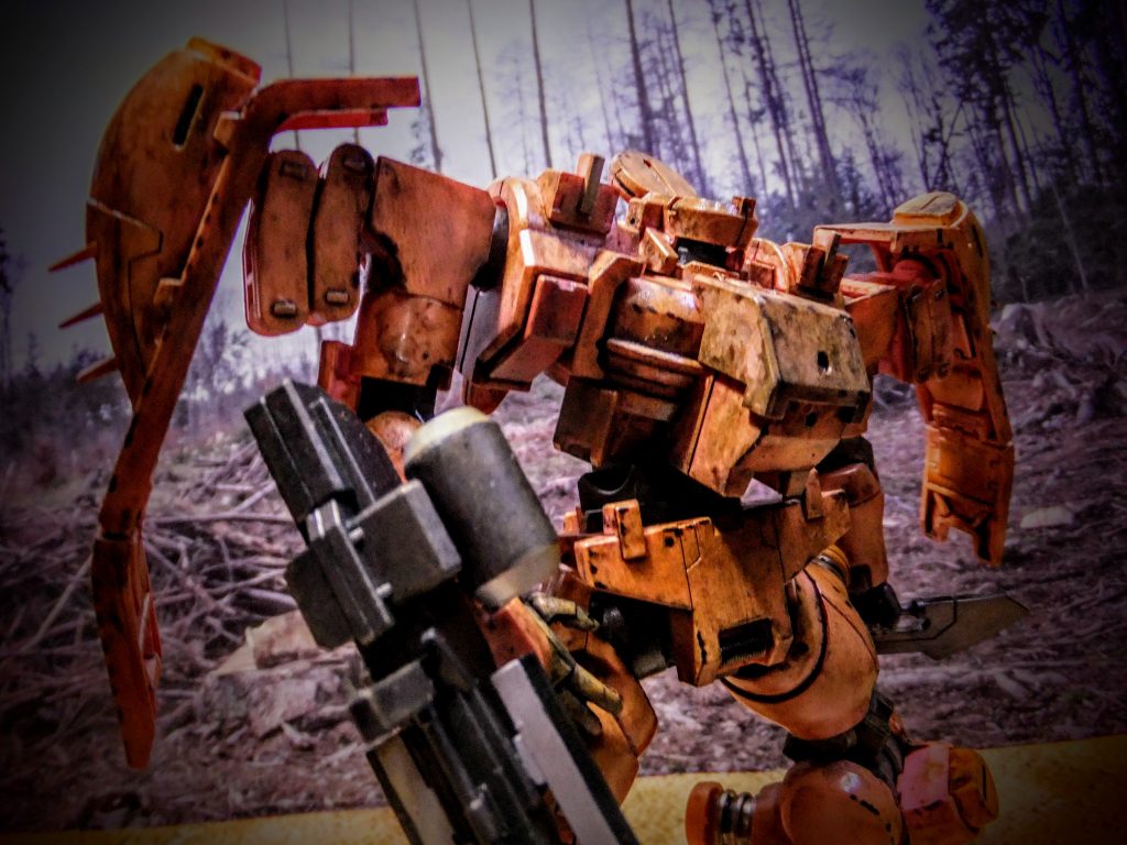 ティエレンタオツー（タオツーは桃子と描きます(笑)）！ピンク機体をウェザリング仕上げでお披露目です(笑)–2枚目/制作者：gtarou