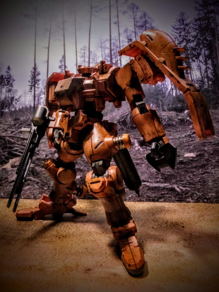 ティエレンタオツー（タオツーは桃子と描きます(笑)）！ピンク機体をウェザリング仕上げでお披露目です(笑)–5枚目/制作者：gtarou