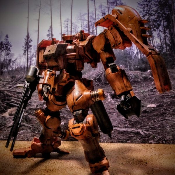 ティエレンタオツー（タオツーは桃子と描きます(笑)）！ピンク機体をウェザリング仕上げでお披露目です(笑)