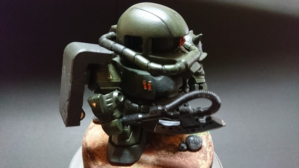 SD ザクⅡ–3枚目/制作者：陸戦型管理職