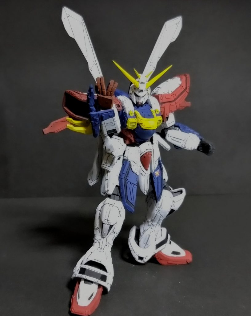 やはり今回膝の関節を加工して回せるようにしたので旧キットでは無理なポーズを付けられたました！