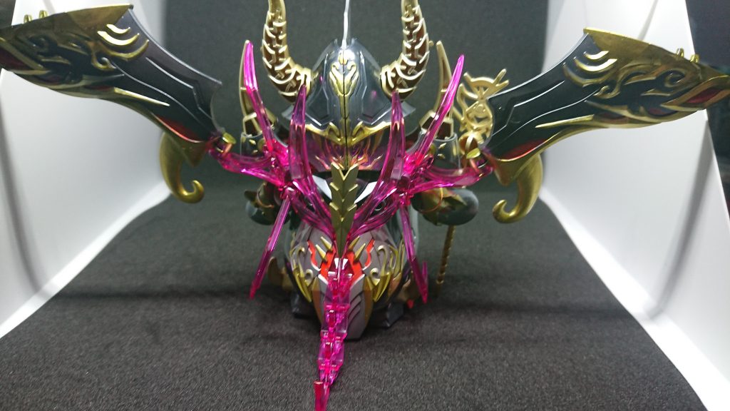 後ろから。角の肉抜きはどうにかしたかったです。(絶妙に気持ちが悪くw)