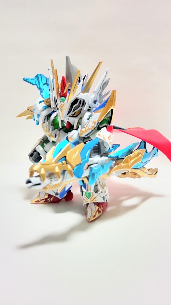 砲竜装　ナイトストライクガンダム(ランチャーストライク)大型砲を装備した遠距離攻撃に特化した姿。この状態の時は、火魔法が使えるようになる。