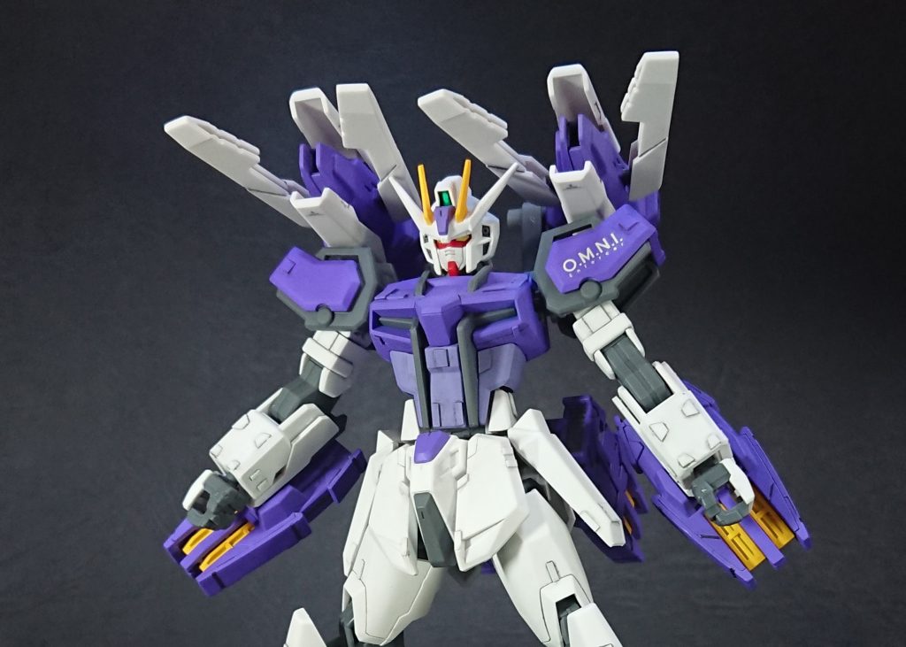 フルバースト！みたいなポーズ。