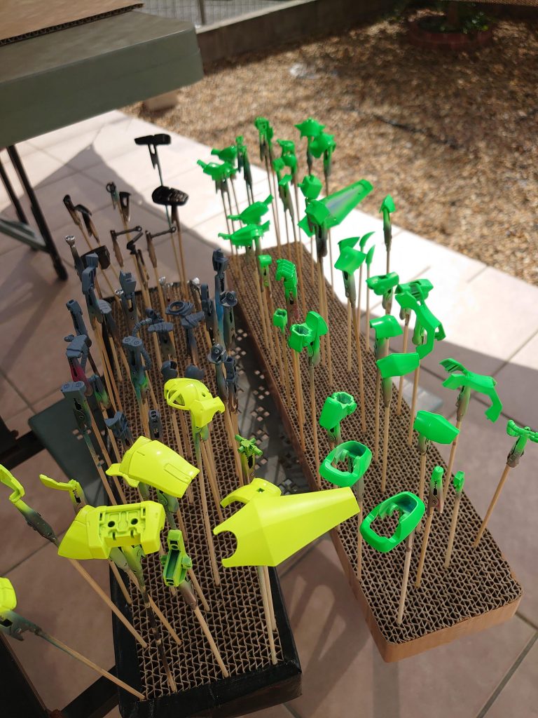 なんとかうまく発色してくれました。