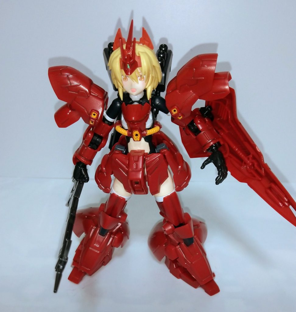 大佐「サザビー出る!」ロング・ライフルを持って大佐発進!