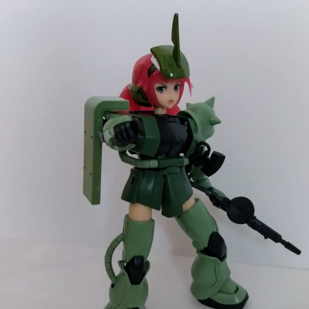 隊長のザク娘さん｜メカ丸さんのガンプラ作品｜GUNSTA（ガンスタ）