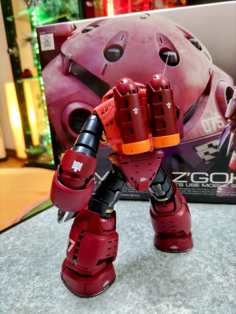 バックショット。挿し色入れてます。