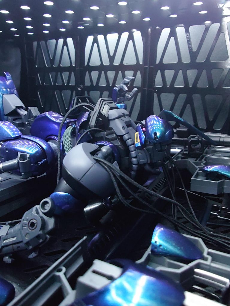 腕部、ハンド、稼働テスト風景。