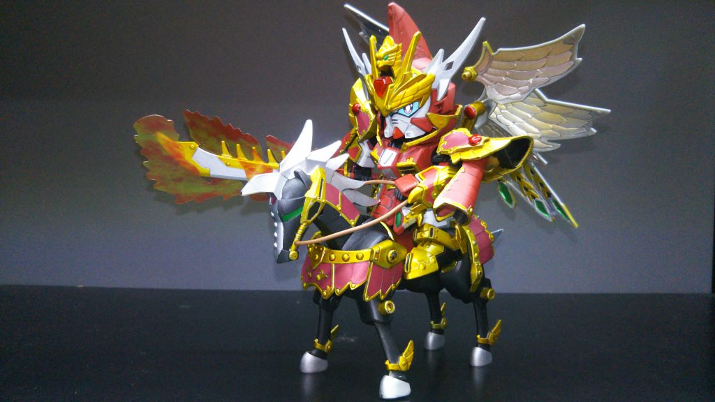 SD三国伝 紅蓮装 曹操ガンダム+絶影–5枚目/制作者:茅薙計都(@keito_kayanagi)