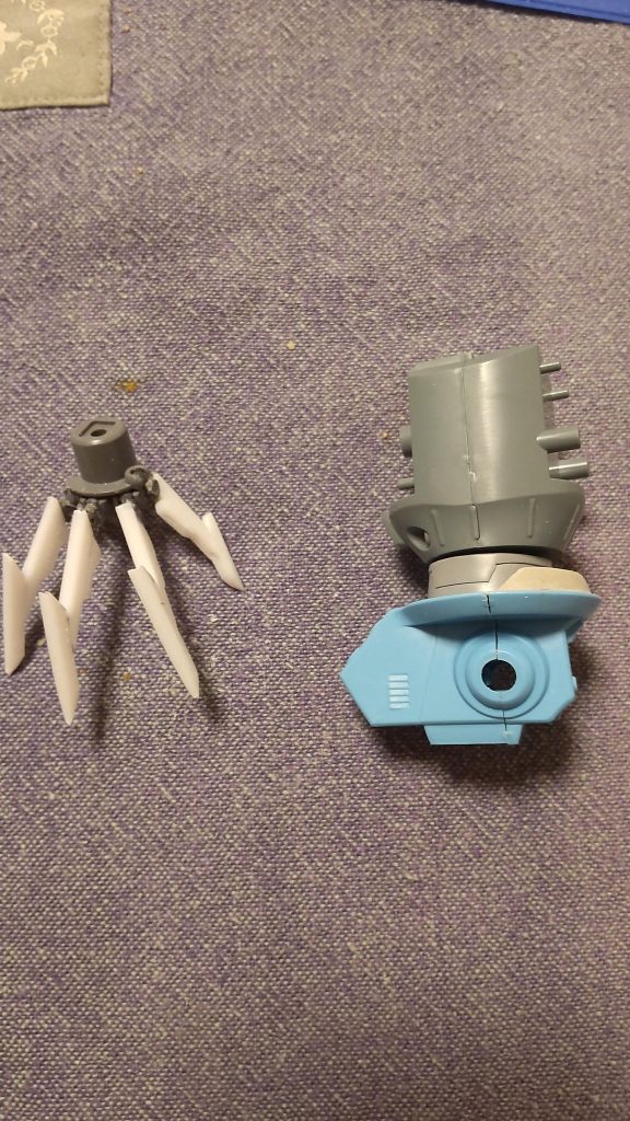 爪と胴体の作成