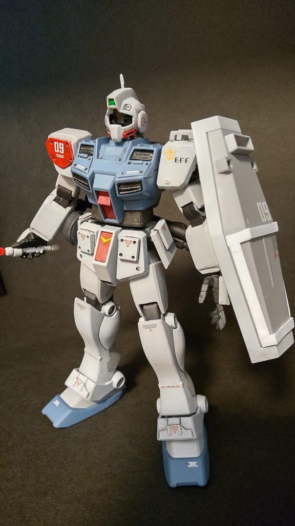 アイシールドを装着した状態。