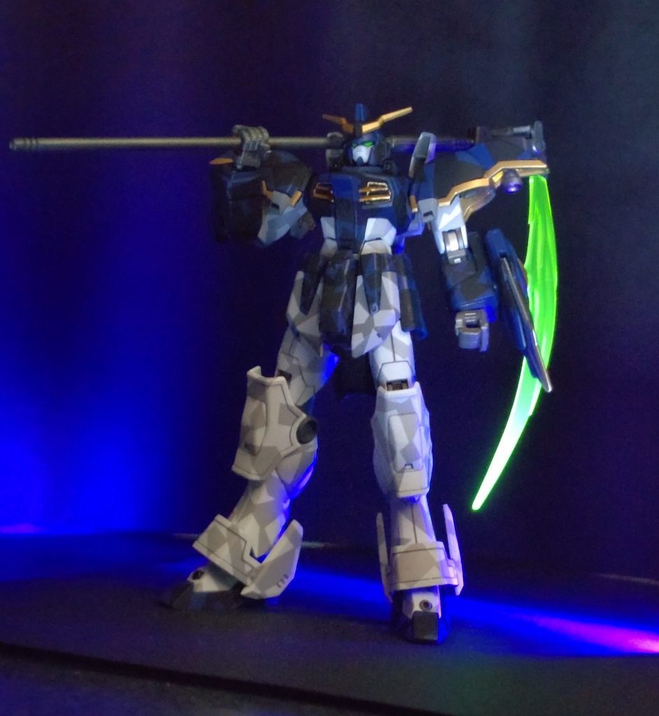 闇夜に現れたデスサイズ。迷彩塗装で少しはステルス性上がったかな？逆に目立つ？最後までご覧いただきありがとうございました。