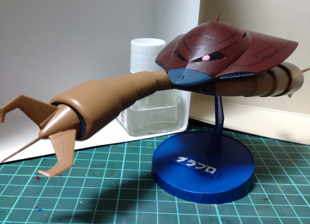 モビルアーマーでも特に好きなグラブロ。スケールは1/550。