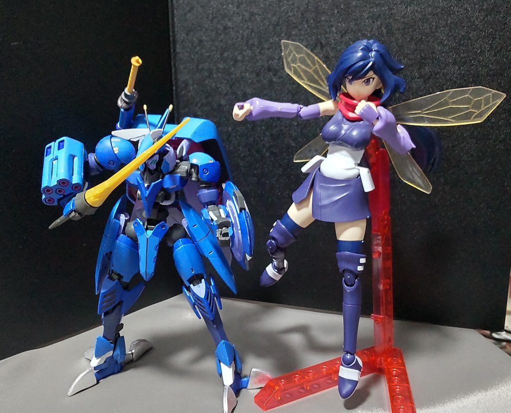 オーラバトラーと並べて飾ると結構いい感じなのではないかな?