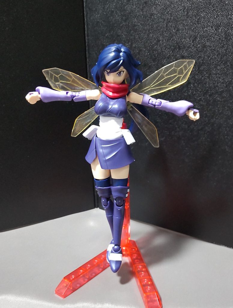 フリーダムガンダムのようなポーズ※燐粉は撒き散らしません