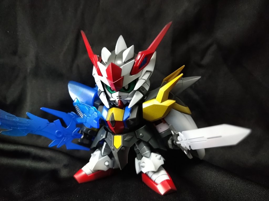 このキット、軽装タイプと剣士ver1と剣士ver2の３形態あるのですが、今回はver2のみ作りました