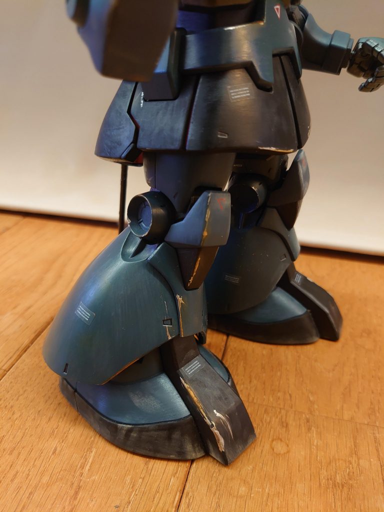 作製から2年くらい経って、汚してみました。