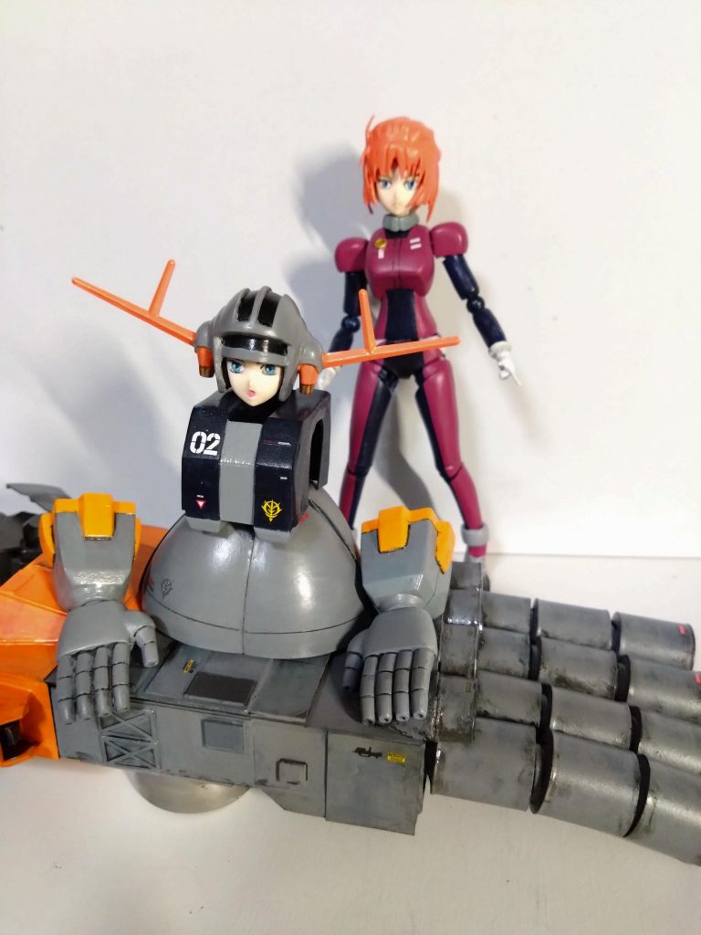 身体作ったらジオングガールができますね。😅