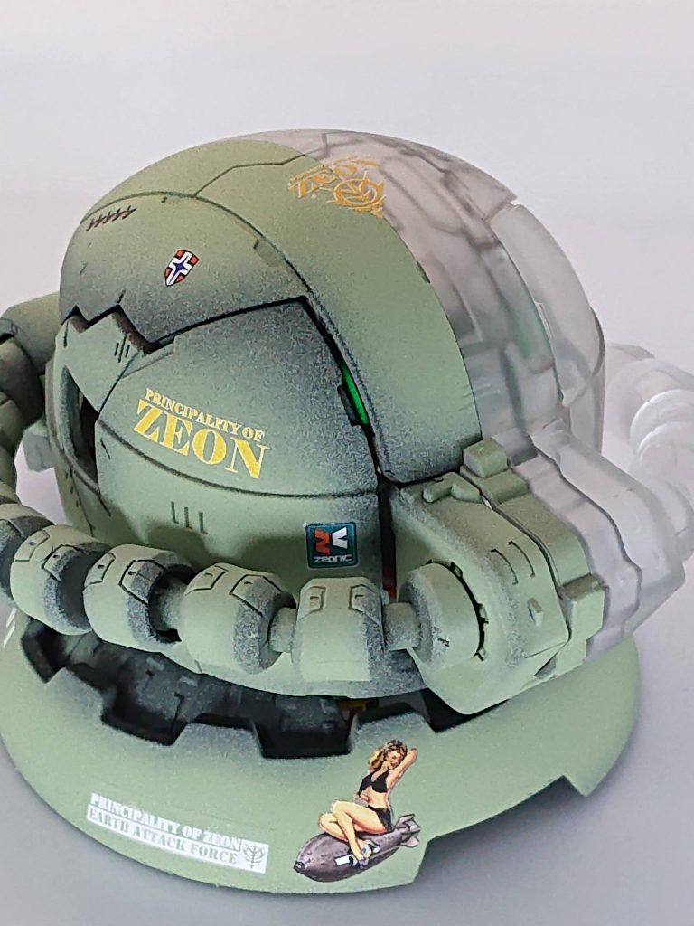 ザクヘッド あしゅら男爵 フルカラーモノアイ–3枚目/制作者：cantcut