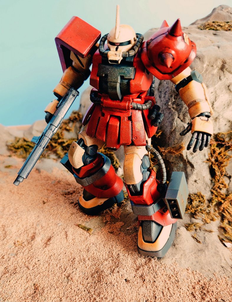 地上の赤いZAKU–8枚目/制作者：kgym0