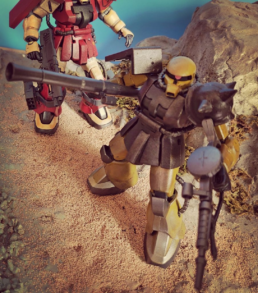 随伴するZAKUⅡ–3枚目/制作者：kgym0