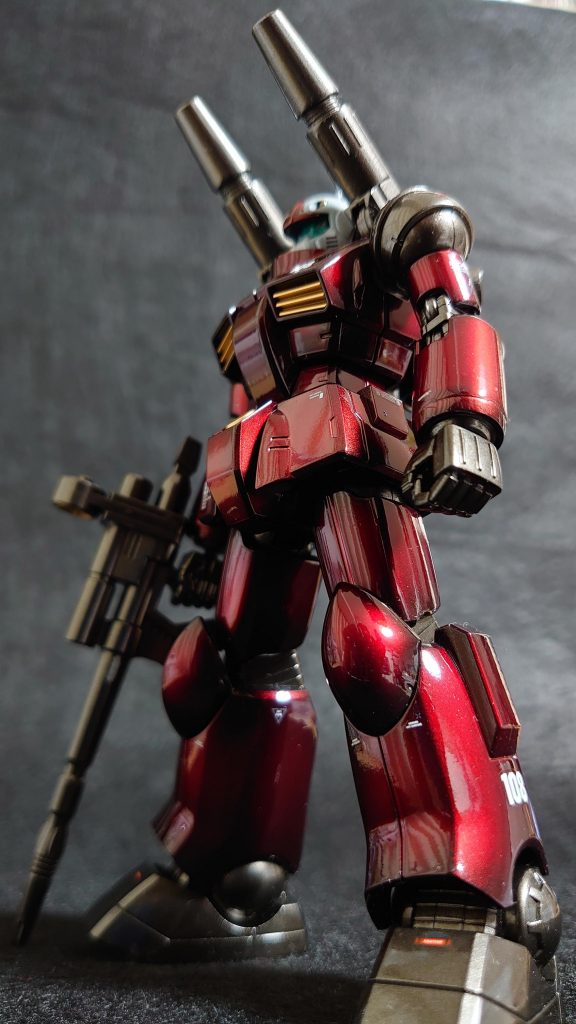 主な塗装レシピボディ　Gブラック→Gシルバー→Cディープクリアレッド武器関節等　Cガンメタル＋Gブラック頭部　GニュートラルグレーⅠ