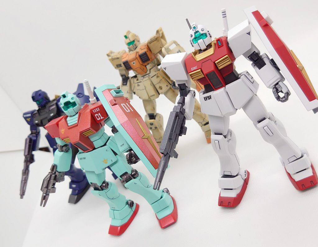 おまけ我が家のジム達。量産型の沼にはまりそうです(^^;)