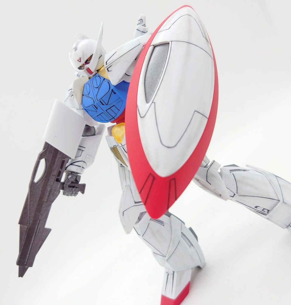 今回はかなり素直に組んでみました。ガンダムという既成概念をとっぱらって組み立てると新たな出会いがある!!そんなキットでした。