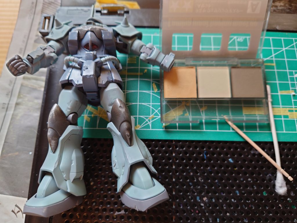 ウェザリングもガッツリして、雰囲気重視です