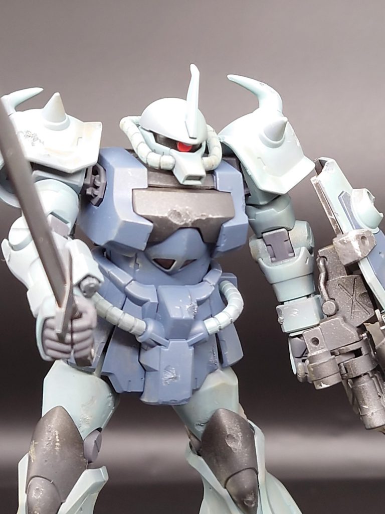 46作目 HGUC MS-07B-3 グフカスタム 「震える山」–6枚目/制作者:@kjyun_choroq