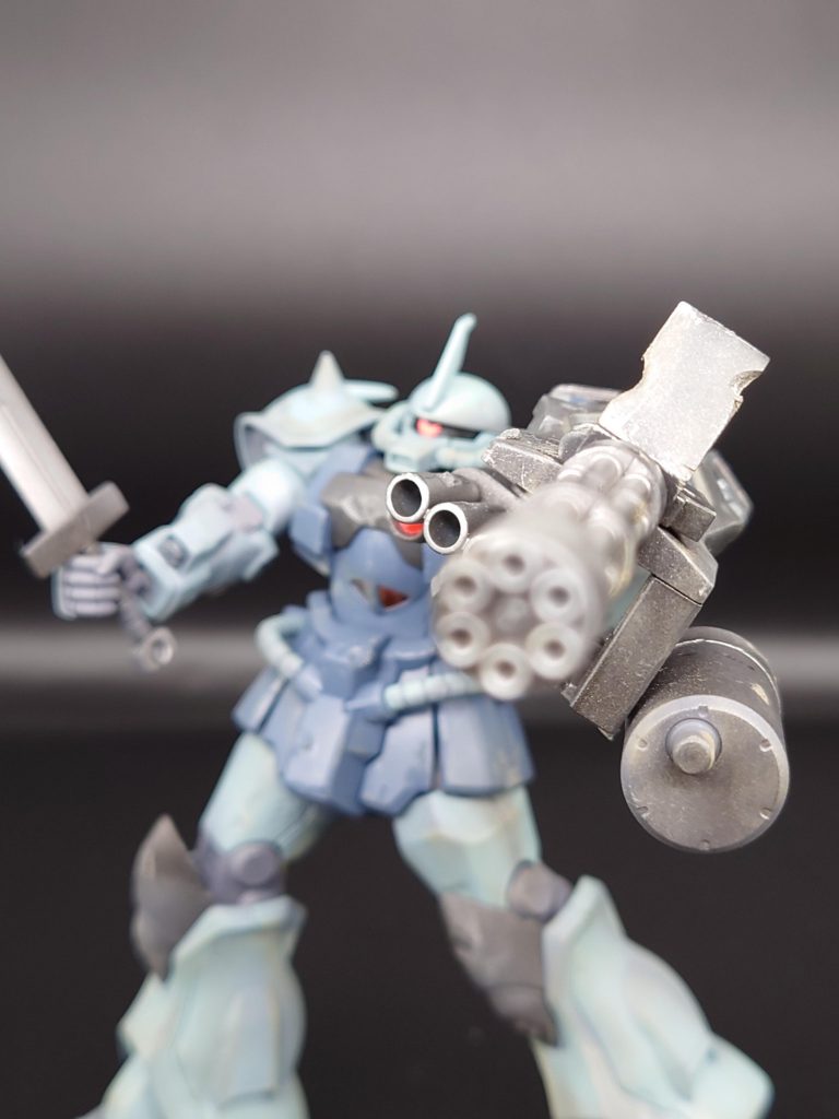 46作目 HGUC MS-07B-3 グフカスタム 「震える山」–7枚目/制作者:@kjyun_choroq