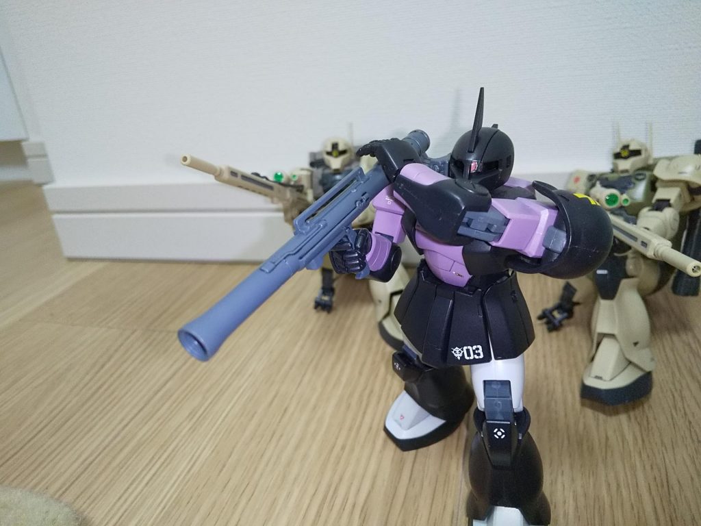 旧ザク (黒い三連星仕様)–5枚目/制作者：@toyo06r