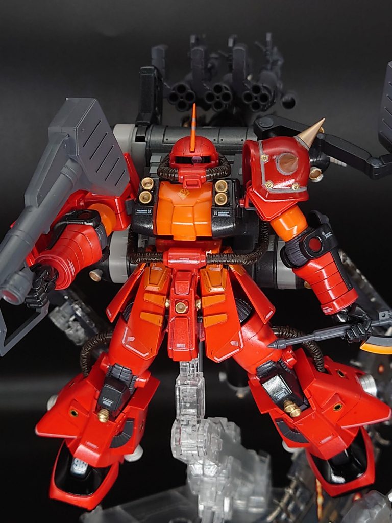 真っ赤な機体塗装するのに、パールプレミアムレッドがいい仕事してます！