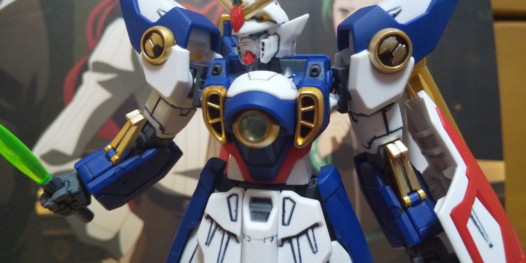 :色分けされてない部分は、頭部バルカン砲、後頭部センサー、両肩バルカンと前後の黄色のモールド内と外側ダクト赤羽の左右の表面に出っ張ってる部分、両足の上と爪先、膝のダクト、スカートの外側のバーニアだ。