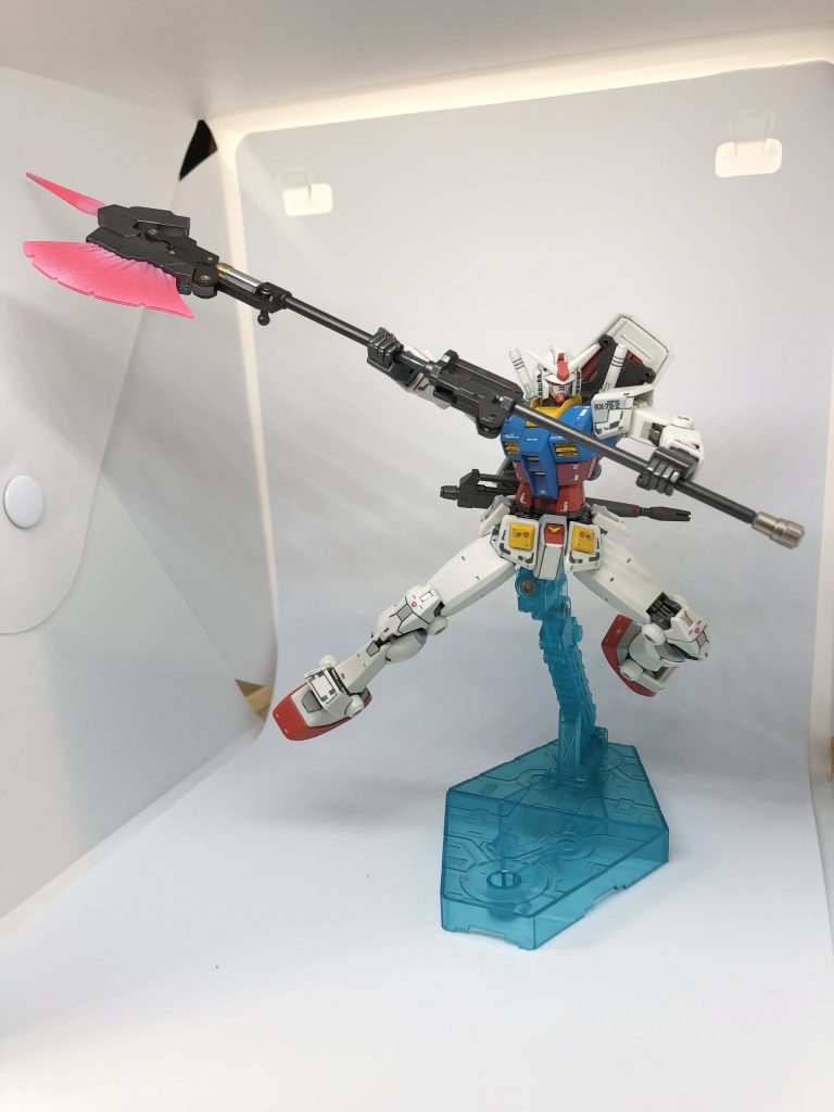 今回初めて撮影ブースを使ってみました。だけど小さいので武器を振りかぶったらなんだかイマイチなんでもっと良い大きな撮影ブースが欲しくなりました。